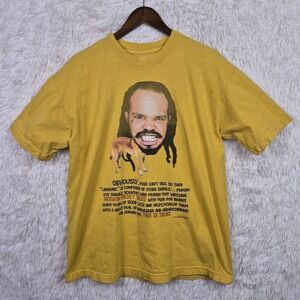 Kerwin Frost Yellow Taco Bell Chihuahua Short Sleeve T-Shirt Sz Medium